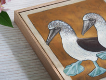 Blue Footed Boobies original artwork on canvas