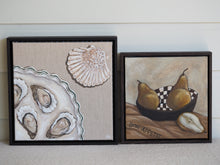 Oysters & Himalayan Salt original canvas artwork