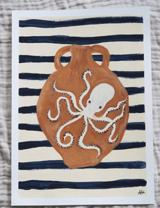 My Octopus Original artwork on paper