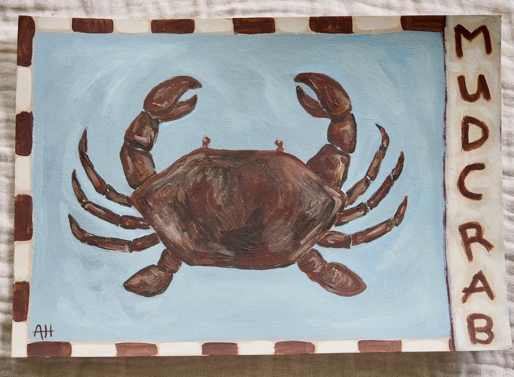 Mudcrab Original artwork on paper