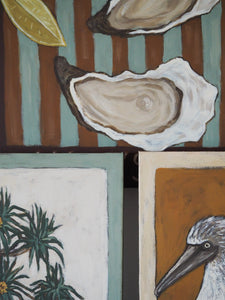 Bay Oysters original artwork on canvas