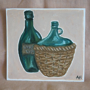 Vintage Vino original artwork on paper